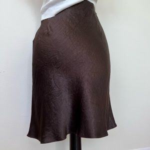 Aritzia Babaton silk slip mini skirt